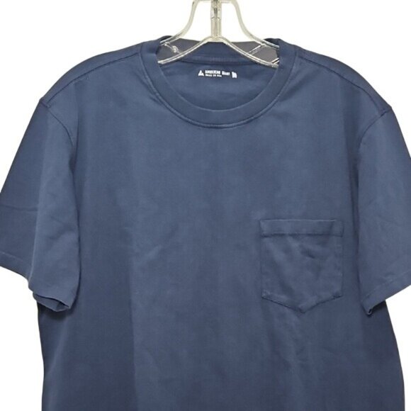 American Giant Short Sleeve Pocket Tee Size Medium New USA Casual Basic Men's - Picture 3 of 8